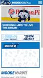 Mobile Screenshot of moosehockey.com